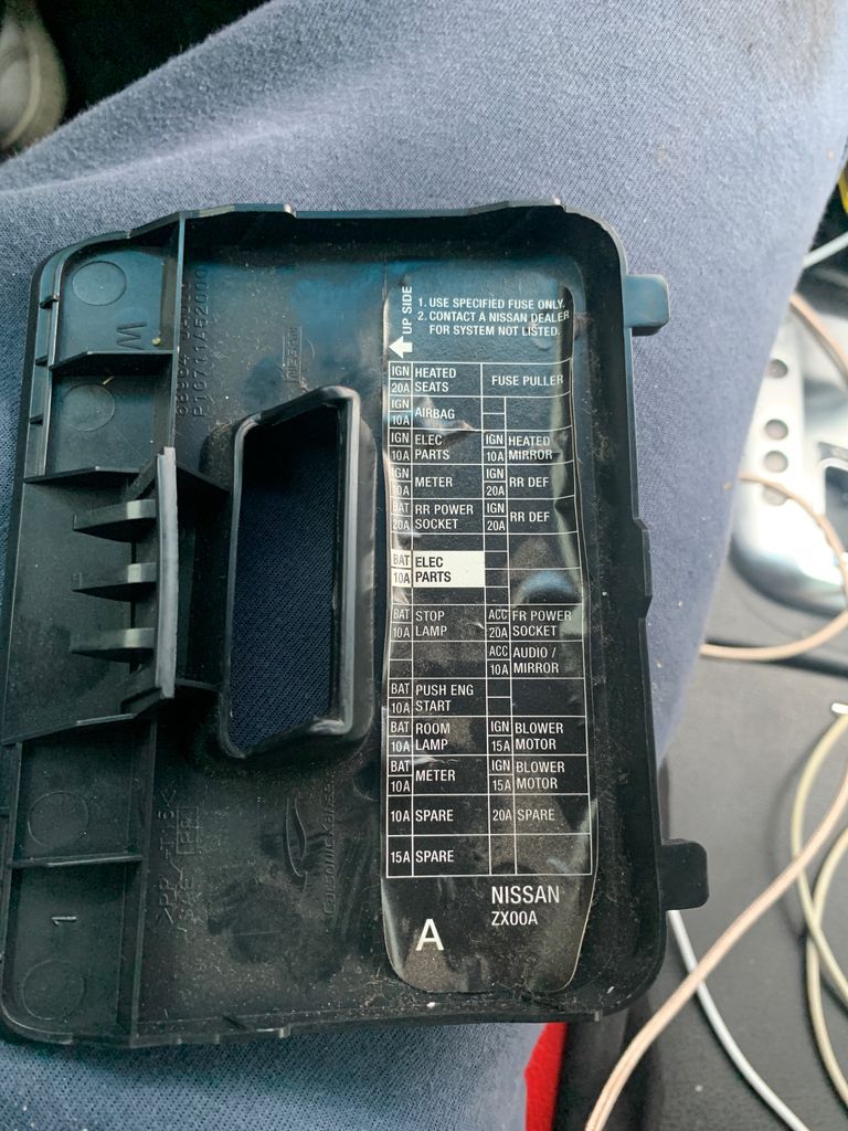 2009 nissan altima cigarette lighter location 2010 Nissan Altima Cigarette lighter fuse